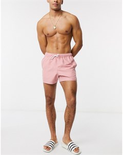 Розовые шорты для плавания Asos design