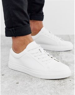 Белые кроссовки из искусственной кожи Premium Jack & jones