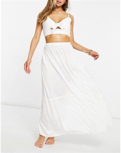 Белая пляжная юбка макси Esmee Exclusive