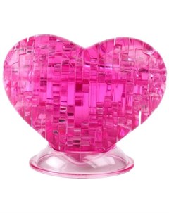 Головоломка Сердце цвет розовый Crystal puzzle