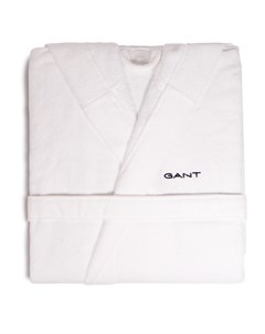 Махровый халат унисекс Vacay размер S белый Gant home