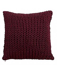 Наволочка декоративная Big Knit цвет бордовый Gant home