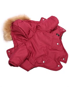 Комбинезон для собак Зимняя куртка Winter спинка 16 см унисекс полиэстер бордовый xs Lion