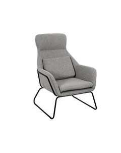 Кресло archie серый серый 73x102x80 см Bradexhome
