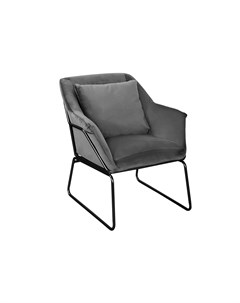 Кресло alex серый серый 68x78x81 см Bradexhome