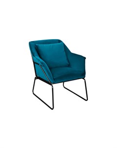 Кресло alex тёмно бирюзовый синий 68x78x81 см Bradexhome