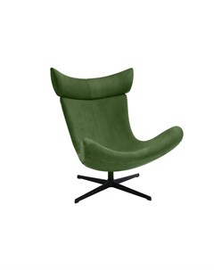 Кресло imola зеленый искусственная замша зеленый 89x107x88 см Bradexhome