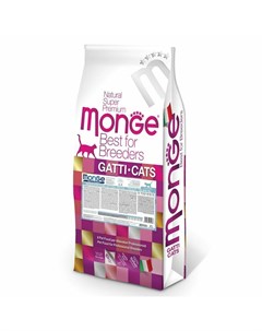 Cat PFB Speciality Line Monoprotein полнорационный сухой корм для котят и беременных кошек с форелью Monge