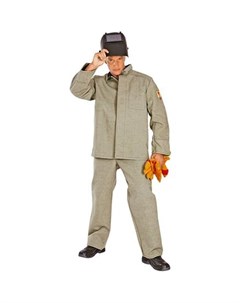 Защитный костюм Булат мужской куртка брюки 48 50 188 см хаки Без бренда