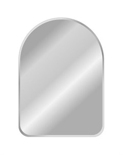 Зеркало для ванной арка белое 60х45 см Без бренда