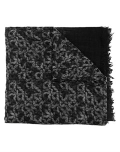 Кашемировый шарф с абстрактным принтом Chanel pre-owned