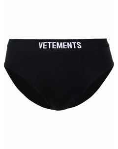 Трусы брифы с логотипом Vetements