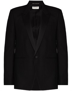 Однобортный пиджак в полоску Saint laurent