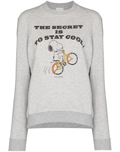 Толстовка The Secret is to Stay Cool из коллаборации со Snoopy 2021 Saint laurent