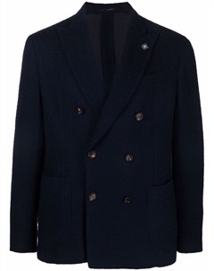 Двубортный пиджак из шерсти Lardini