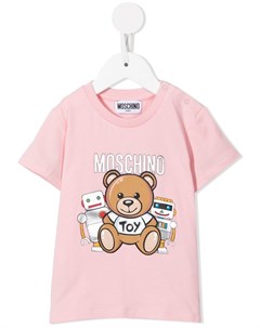 Футболка Teddy с логотипом Moschino kids