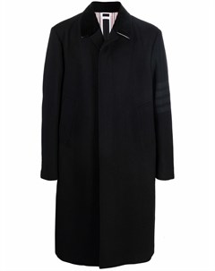 Однобортное пальто с полосками 4 Bar Thom browne