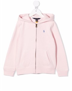 Худи на молнии с вышитым логотипом Ralph lauren kids