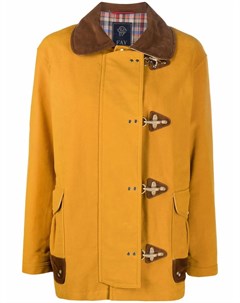 Куртка с вельветовым воротником и пряжками Fay