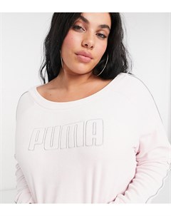 Розовый свитшот с круглым вырезом Plus Icons 2 0 Fashion Puma