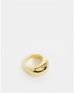 Золотистое массивное кольцо из латуни & other stories
