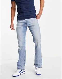 Голубые винтажно выбеленные джинсы с легким клешем Levi's®