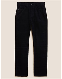 Вельветовые брюки прямого кроя с пятью карманами Marks Spencer Marks & spencer
