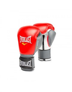 Перчатки тренировочные Powerlock 14 oz красный серый 2200656 Everlast