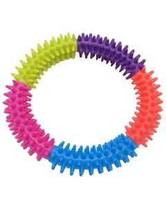 Игрушка для собак кольцо HOMEPET разноцветное 15 3 см Без бренда
