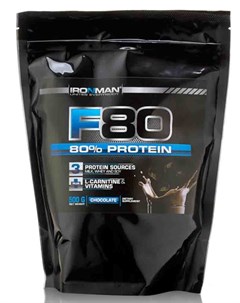Протеины F 80 500 гр шоколад Ironman