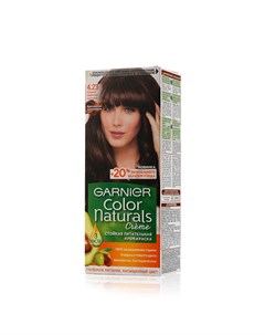 Стойкая крем краска для волос Color Naturals 4 23 Холодный трюфельный каштановый 110мл Garnier