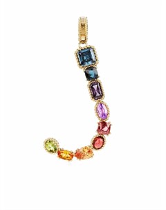 Подвеска Rainbow Alphabet J из желтого золота Dolce&gabbana