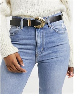 Ремень для джинсов с фактурной пряжкой Asos design