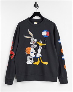 Черный свитшот унисекс X Space Jam Tommy jeans