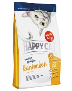 Сухой корм для кошек Sensitive с кроликом 0 3 кг Happy cat