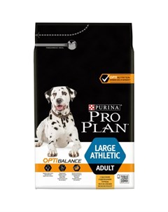 OptiBalance сухой корм для собак крупных пород с атлетическим телосложением с высоким содержанием ку Pro plan