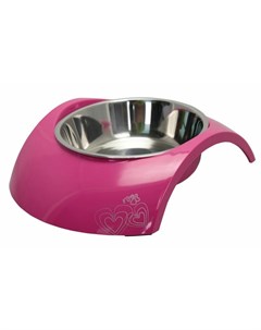 Миска для собак Luna специальная эргономичная форма и вынимаемая миска розовая 160 мл Rogz