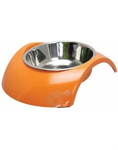 Миска для собак Luna специальная эргономичная форма и вынимаемая миска оранжевая 160 мл Rogz