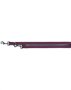 Поводок перестежка Fusion для собак S L 2 00 м 17 мм черно розовый Trixie