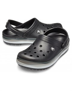 Сабо Crocband Wavy Band Clog Black Multi Crocs