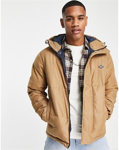 Светло коричневый пуховик с капюшоном Originals Jack & jones