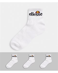 3 пары белых носков с логотипом Ellesse