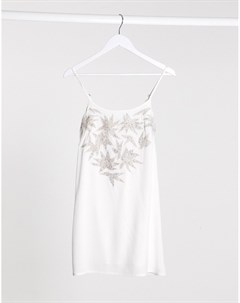 Белое платье мини Raga