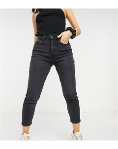 Черные укороченные джинсы в винтажном стиле Joana Vero moda petite