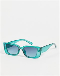 Женские солнцезащитные очки в квадратной оправе синего цвета Aj morgan