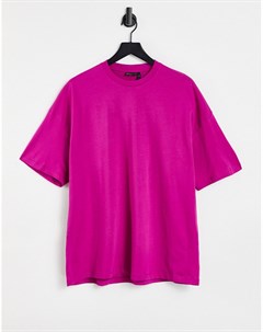 Свободная розовая футболка Asos design