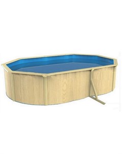 Морозоустойчивый бассейн овальный 730x360x130см Wood Comfort Poolmagic