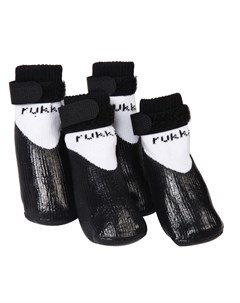Носки для собак Pets Rubber Socks р 2 4шт Чёрный Rukka