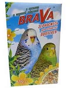 Корм Минерал для волнистых попугаев 500 г Brava