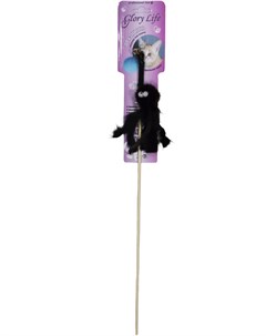 Игрушка Меховой осьминог натуральная норка на картоне с еврослотом дразнилка для кошек 3 х 8 5 х 70  Glory life